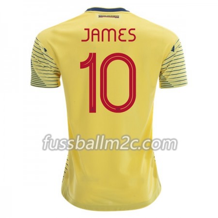 Fußballtrikots Kolumbien James Rodriguez 10 Heim Trikotsatz Copa América 2019